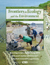 FRONTIERS IN ECOLOGY AND THE ENVIRONMENT雜志封面